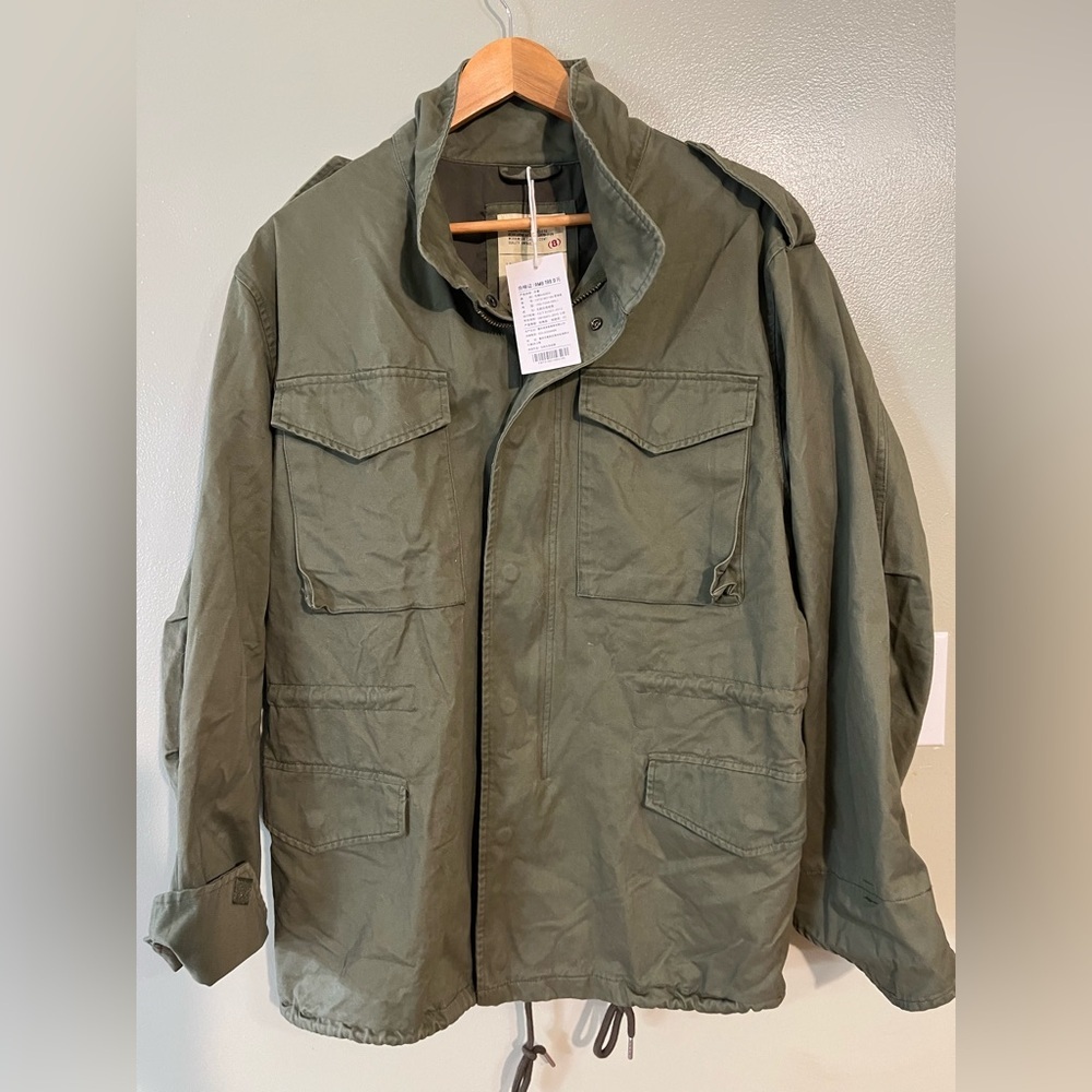Heritage Womens Olive Green Military Style Utility Jacket Cotton XXL NWT